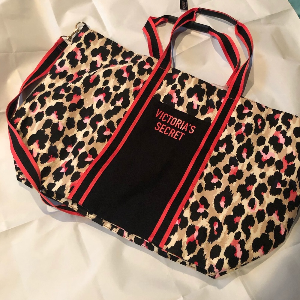 Victoria secret large tote with strap